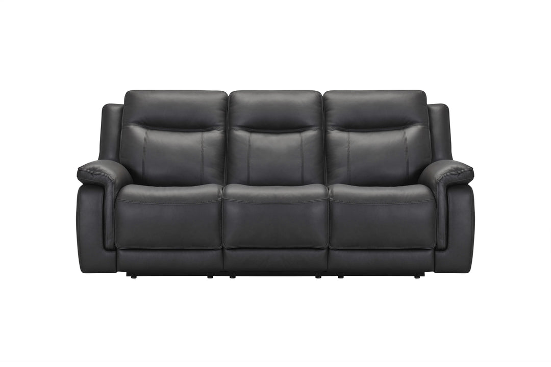 Cassie Leather Reclining Sofa with Power Headrest and Zero Gravity Recliner