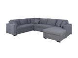 Tadley Mecca Grey Sleeper - Right Chaise