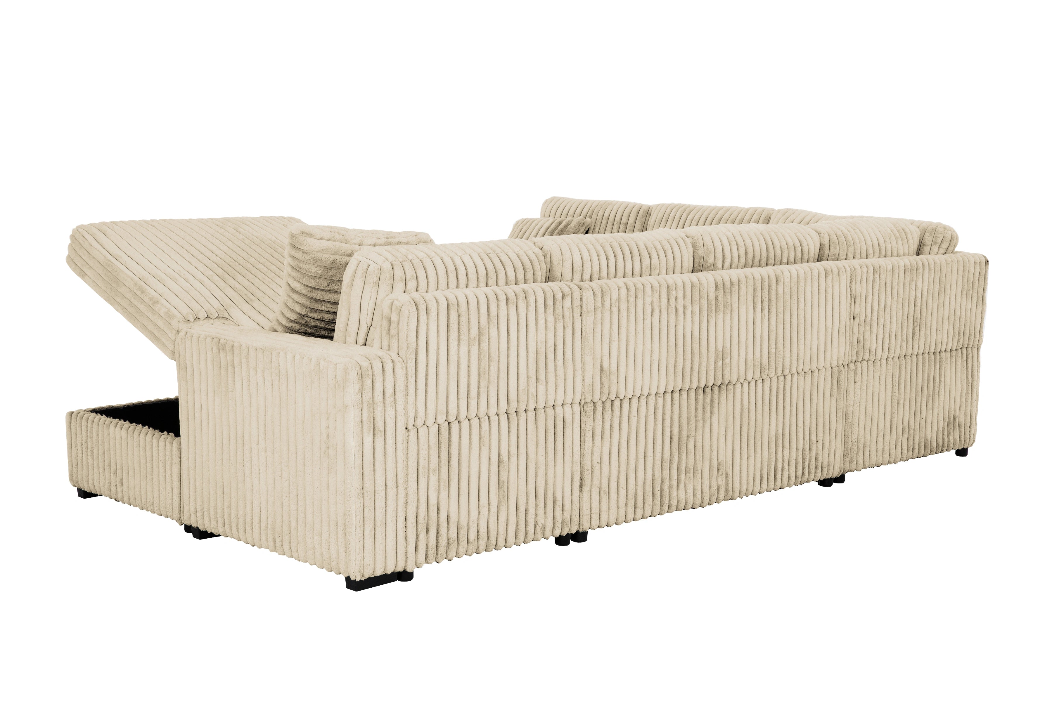Tadley Opulence Beige Sleeper - Left Chaise