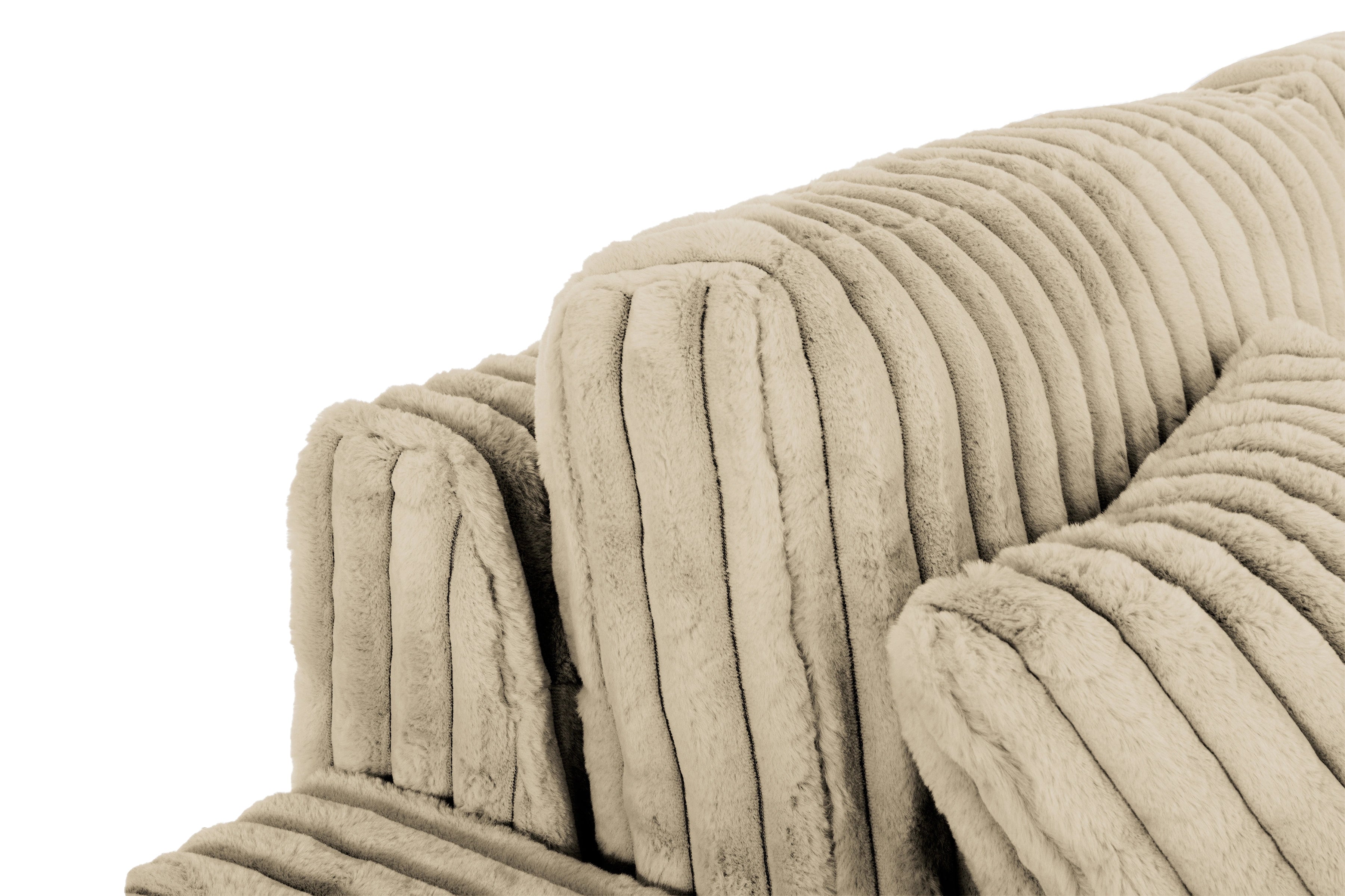 Tadley Media Sleeper – Beige Sectional