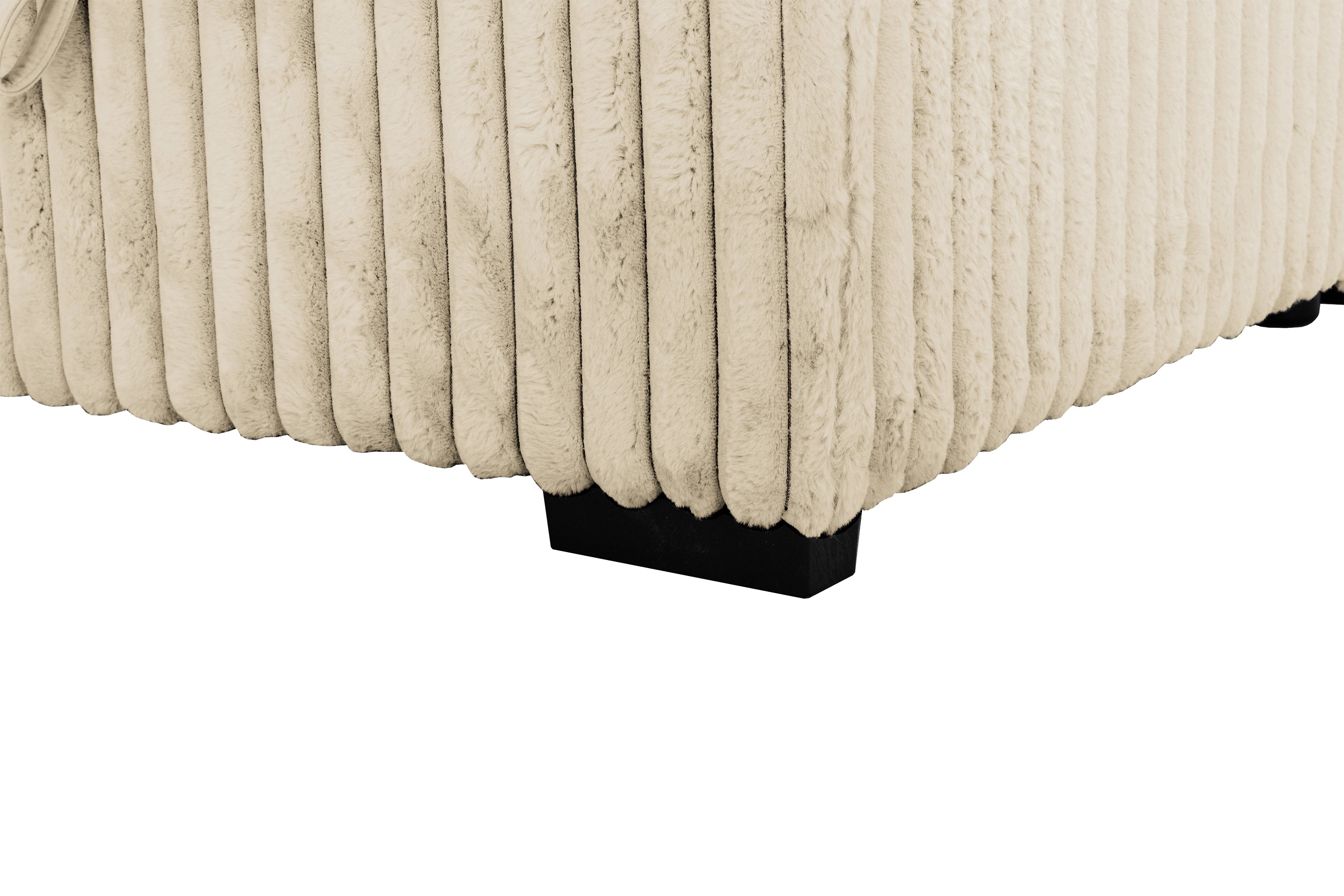 Tadley Media Sleeper – Beige Sectional