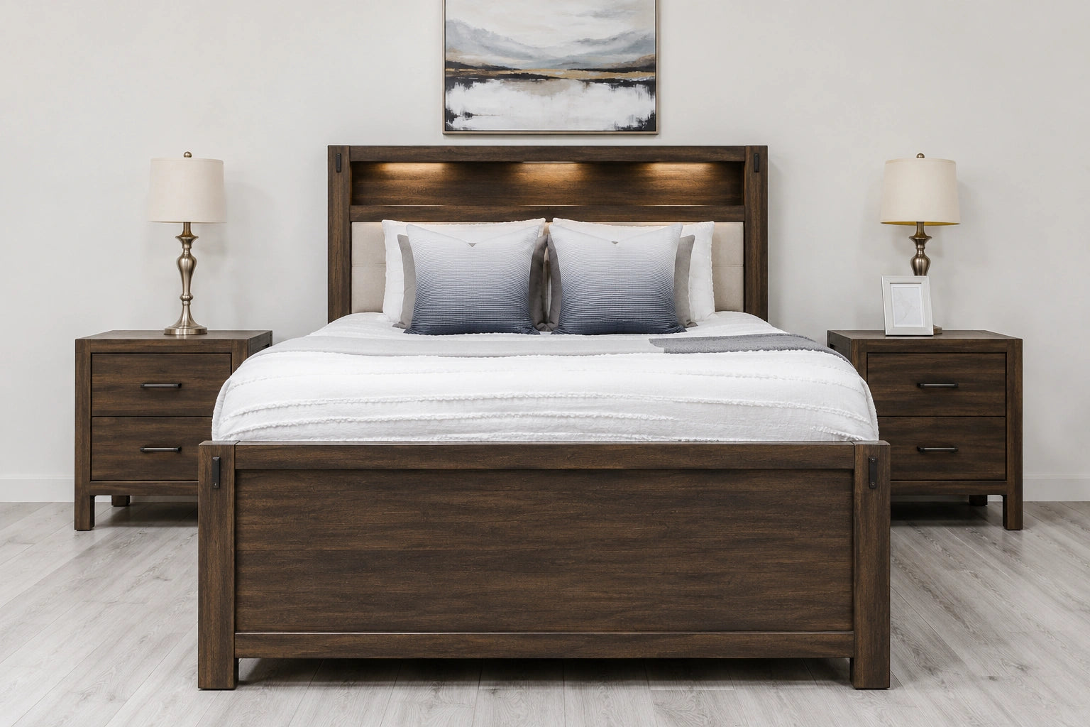 Stella King Panel Bed