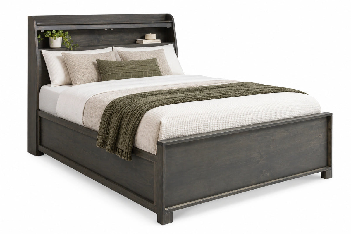 Vassu Modern Bed with Storage