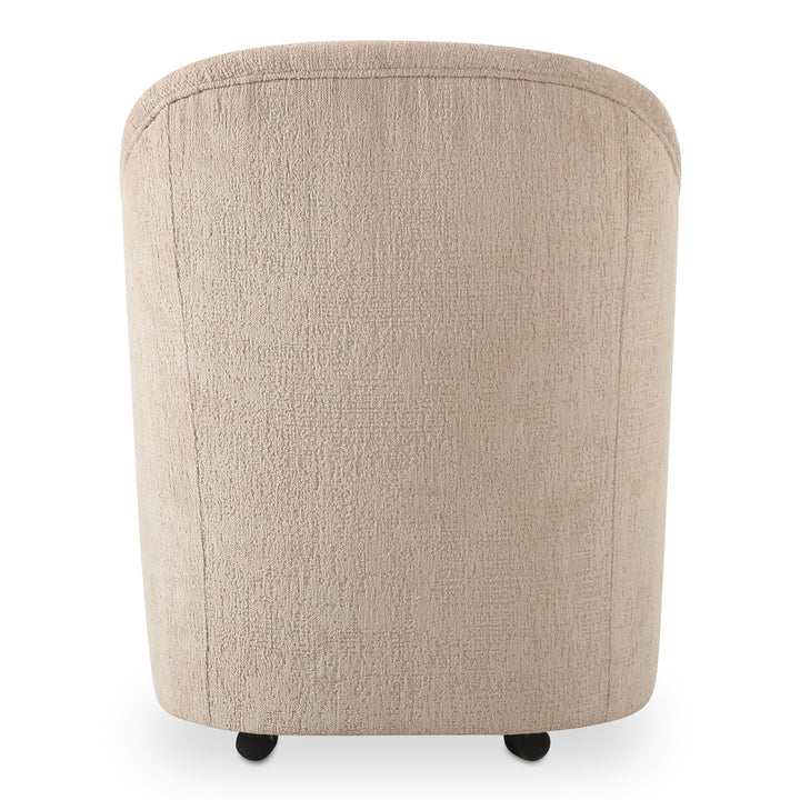 Drava - Rolling Dining Chair - Beige