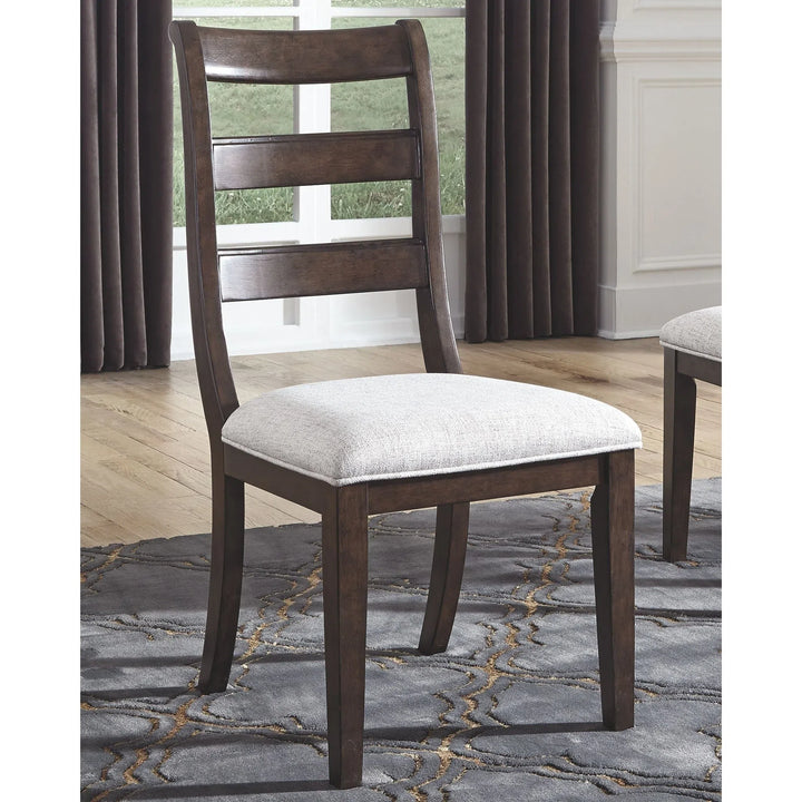 Ashley D677-01 Adinton - Reddish Brown - Dining UPH Side Chair