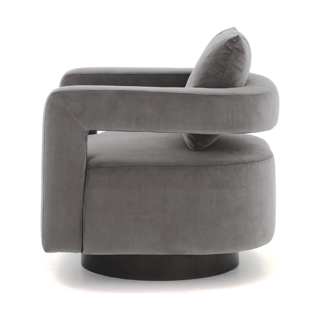 Ashley A3000256 Alcoma - Otter - Swivel Accent Chair