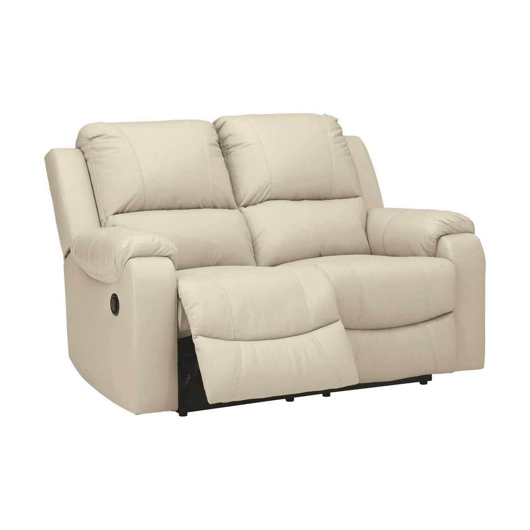 Ashley U3330286 Rackingburg Cream Reclining Loveseat Fair