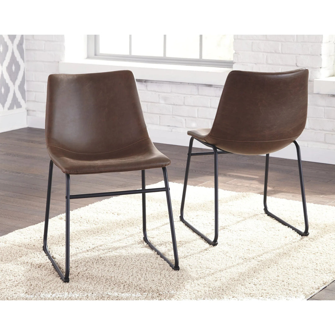 Ashley D372-01 Centiar - Brown/Black - Dining UPH Side Chair