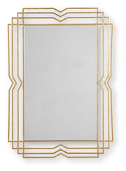 Claybrook - Accent Mirror - Gold Finish