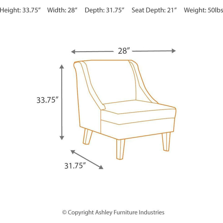 Ashley 3622960 Clarinda - Gray - Accent Chair