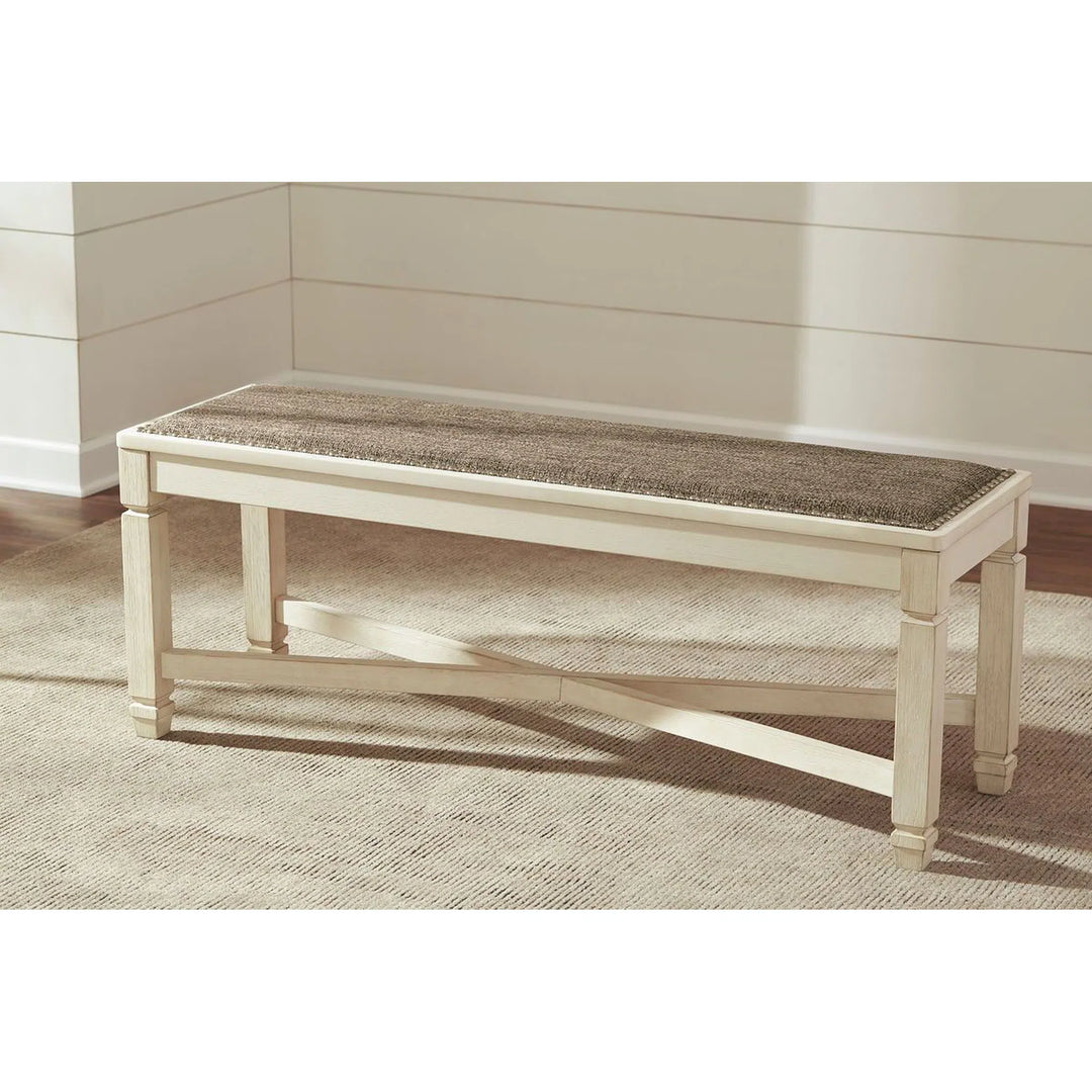 Ashley D647-00 Bolanburg - Two-tone - Large UPH Dining Room Bench
