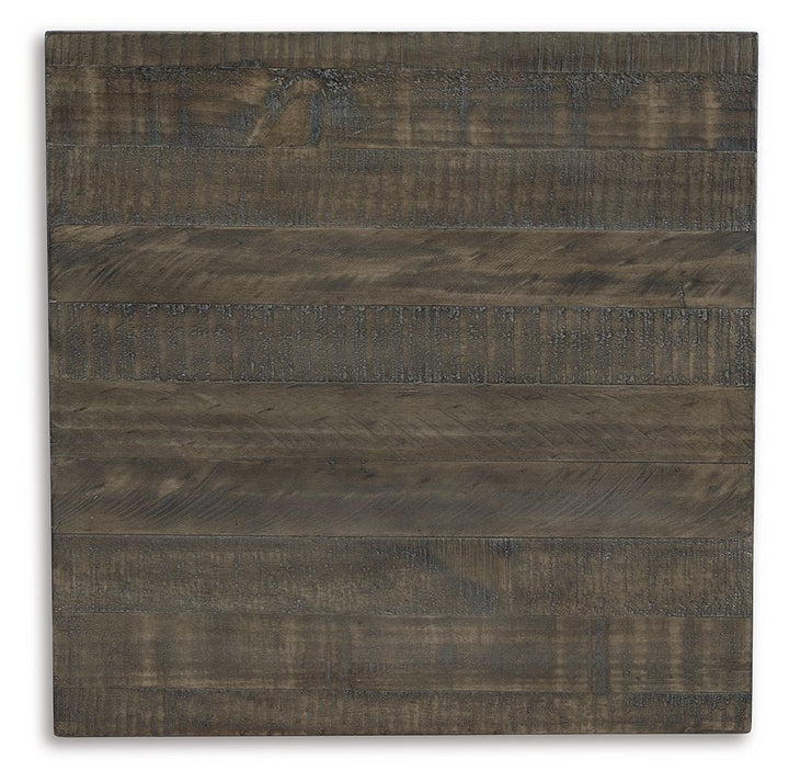 Havalance - Square End Table - White / Gray