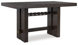 Burkhaus - Rectangular Dining Room Counter Table - Dark Brown