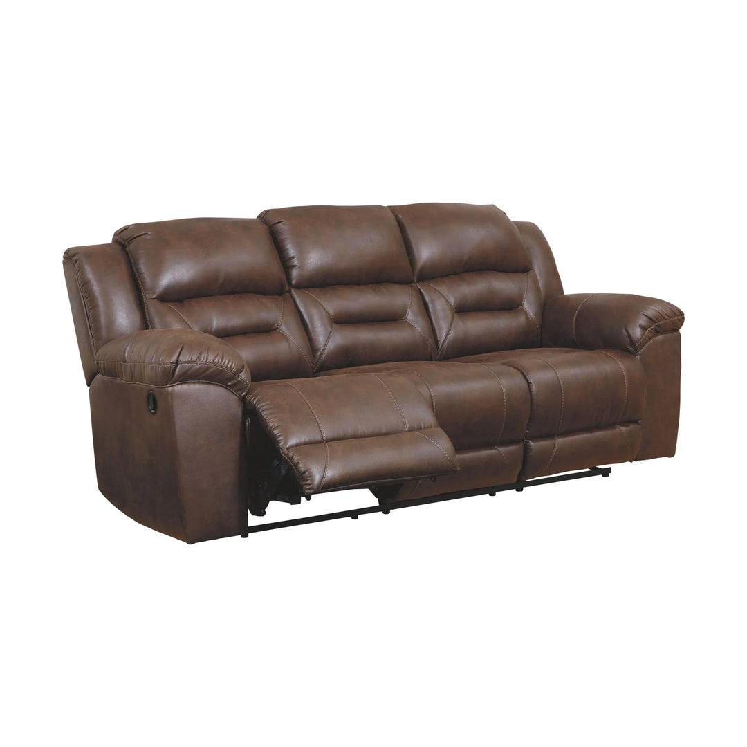 Ashley 3990488 Stoneland - Chocolate - Reclining Sofa