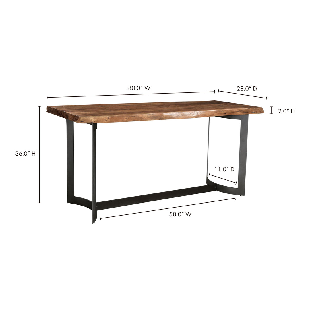 Bent - Counter Table - Natural Stain