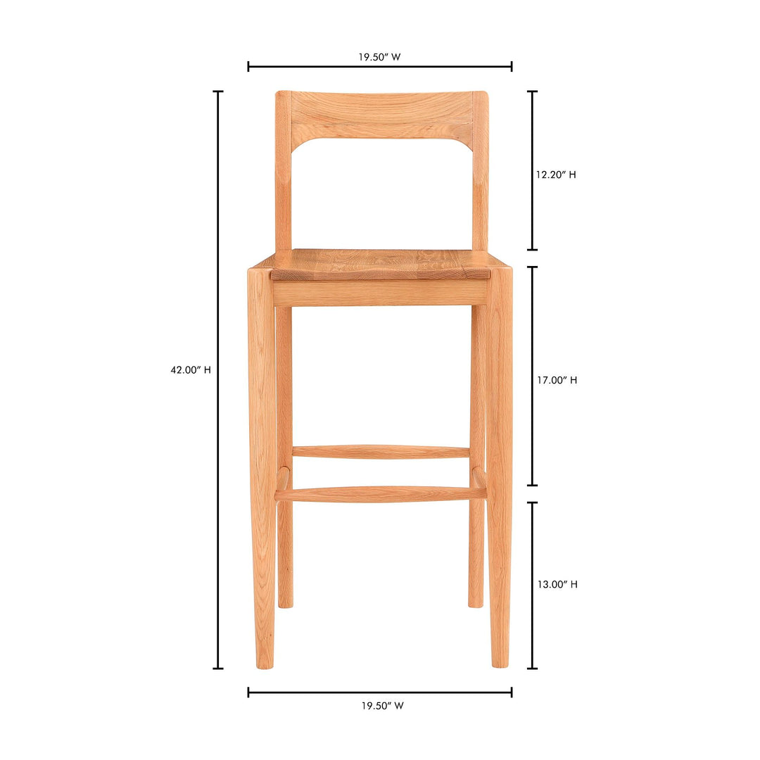 Owing - Barstool - Oak