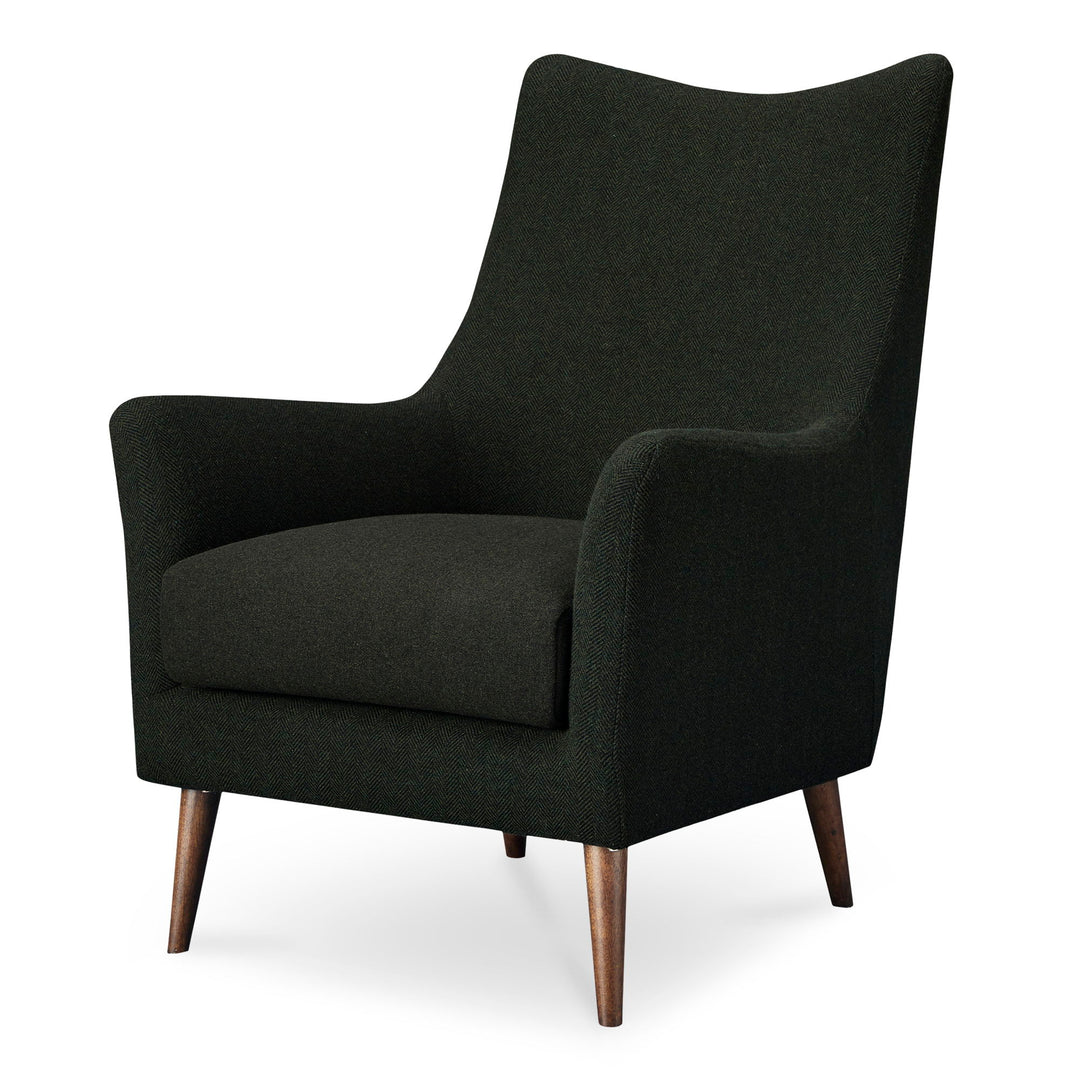 Fisher - Armchair - Olive Wool Blend