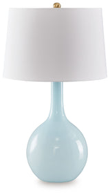 Rylanton - Glass Table Lamp - Aqua