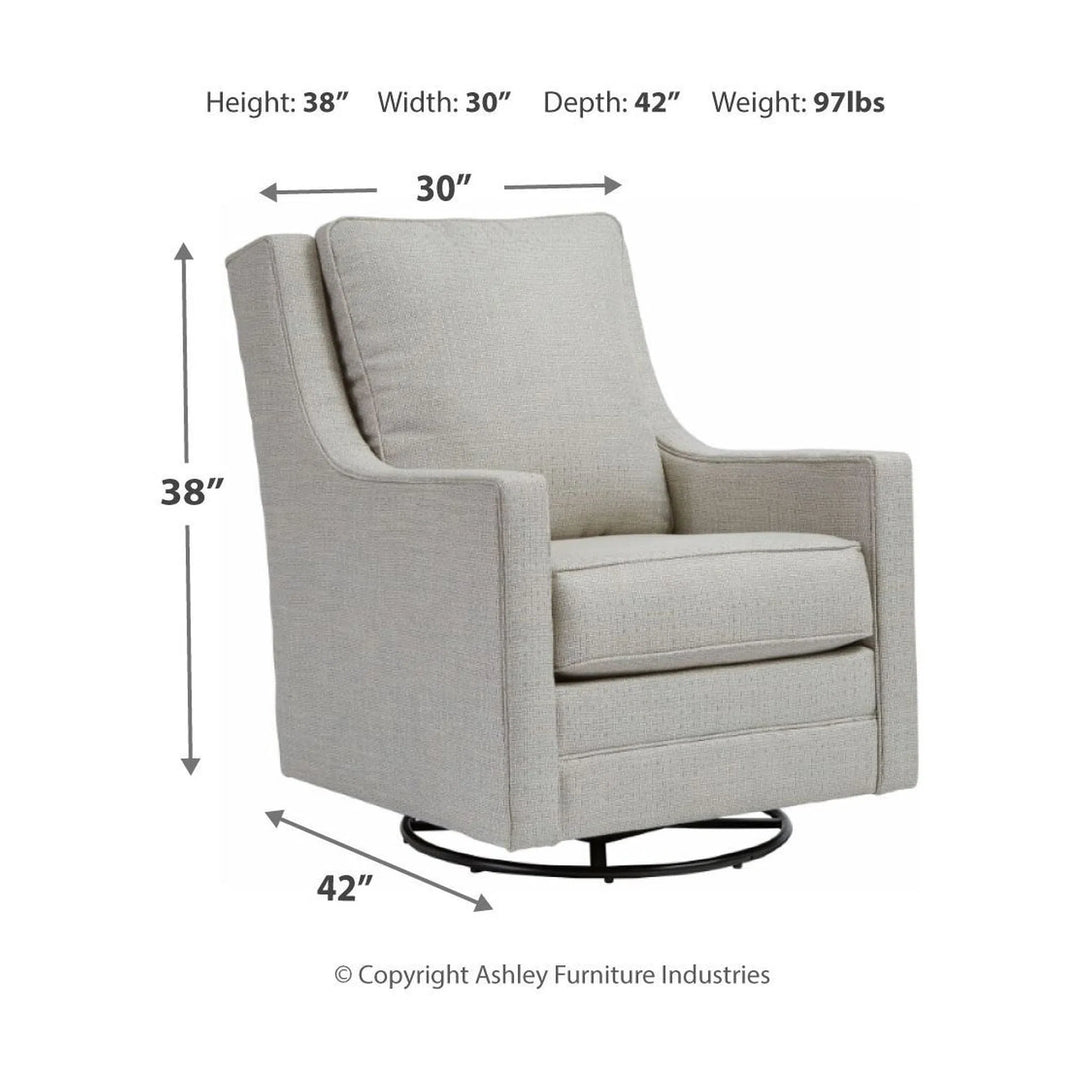 Ashley A3000206 Kambria Frost Swivel Glider Accent Chair