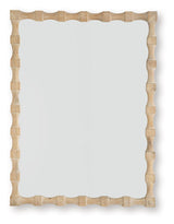 Acelmore - Accent Mirror - Light Brown