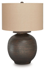 Carlenbury - Metal Table Lamp - Antique Brown