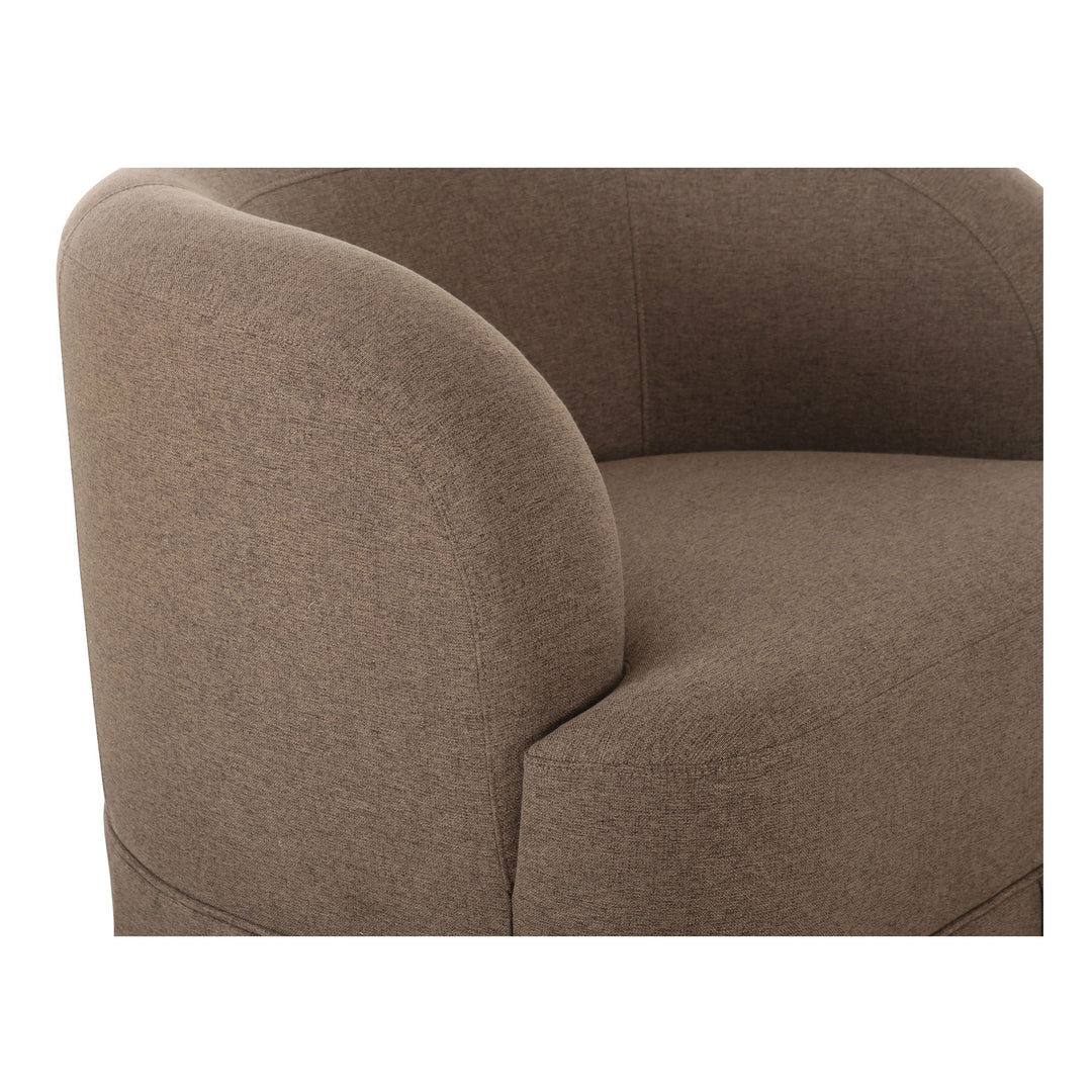 Maren - Swivel Chair - Dark Brown