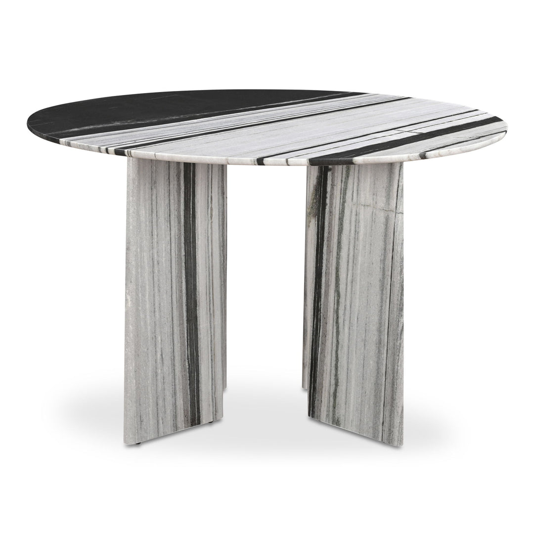 Celia - Round Dining Table - Gray