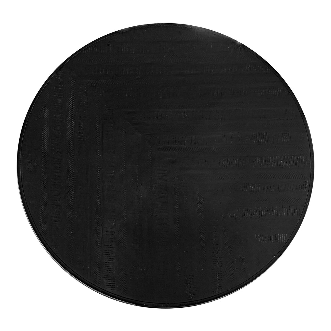 Parq - Acacia Round Dining Table - Black