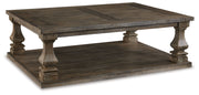 Johnelle - Rectangular Cocktail Table - Gray
