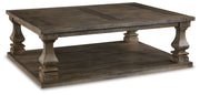 Johnelle - Rectangular Cocktail Table - Gray