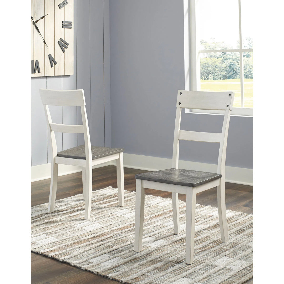 Ashley D287-01 Nelling - Two-tone - Dining Room Side Chair