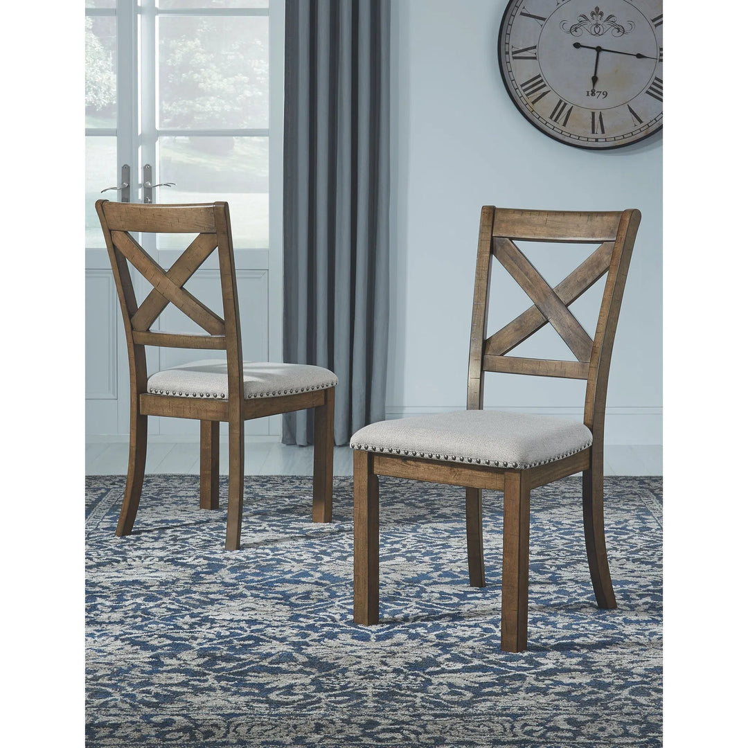 Ashley D631-01 Moriville - Beige - Dining UPH Side Chair
