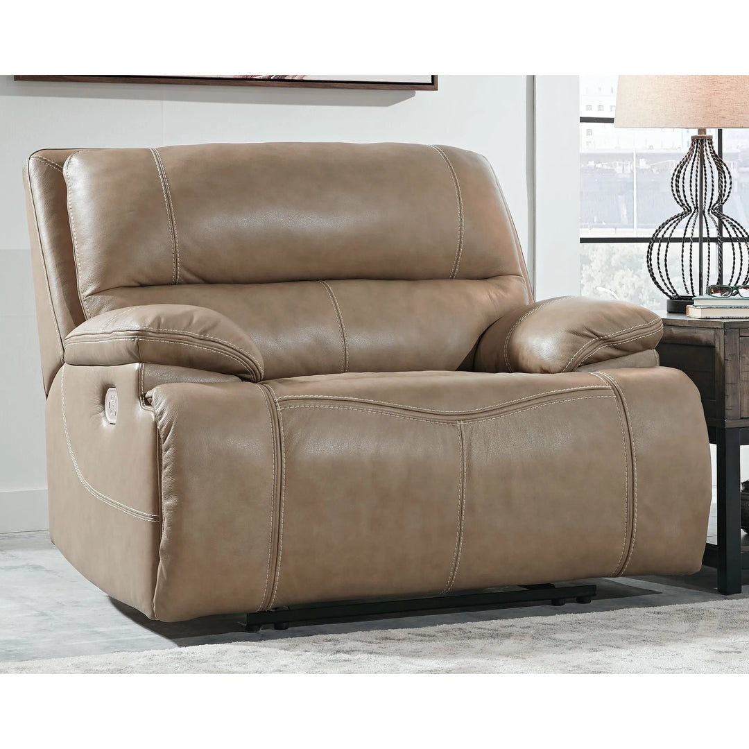Ashley U43702/47/71/18/82 Ricmen - Putty - 2 Seat PWR REC Sofa ADJ HDRST, Wedge, PWR REC Loveseat with CON/ADJ HDRST Sectional & Wide Seat PWR Recliner