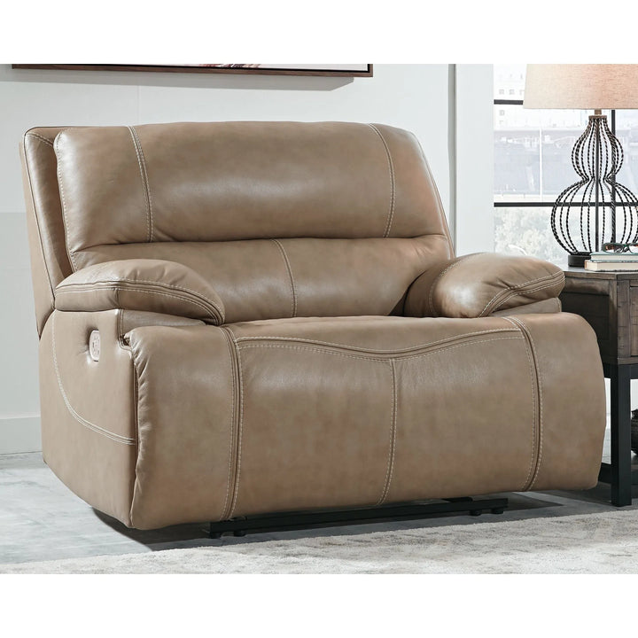 Ashley U43702/47/71/18/82 Ricmen - Putty - 2 Seat PWR REC Sofa ADJ HDRST, Wedge, PWR REC Loveseat with CON/ADJ HDRST Sectional & Wide Seat PWR Recliner