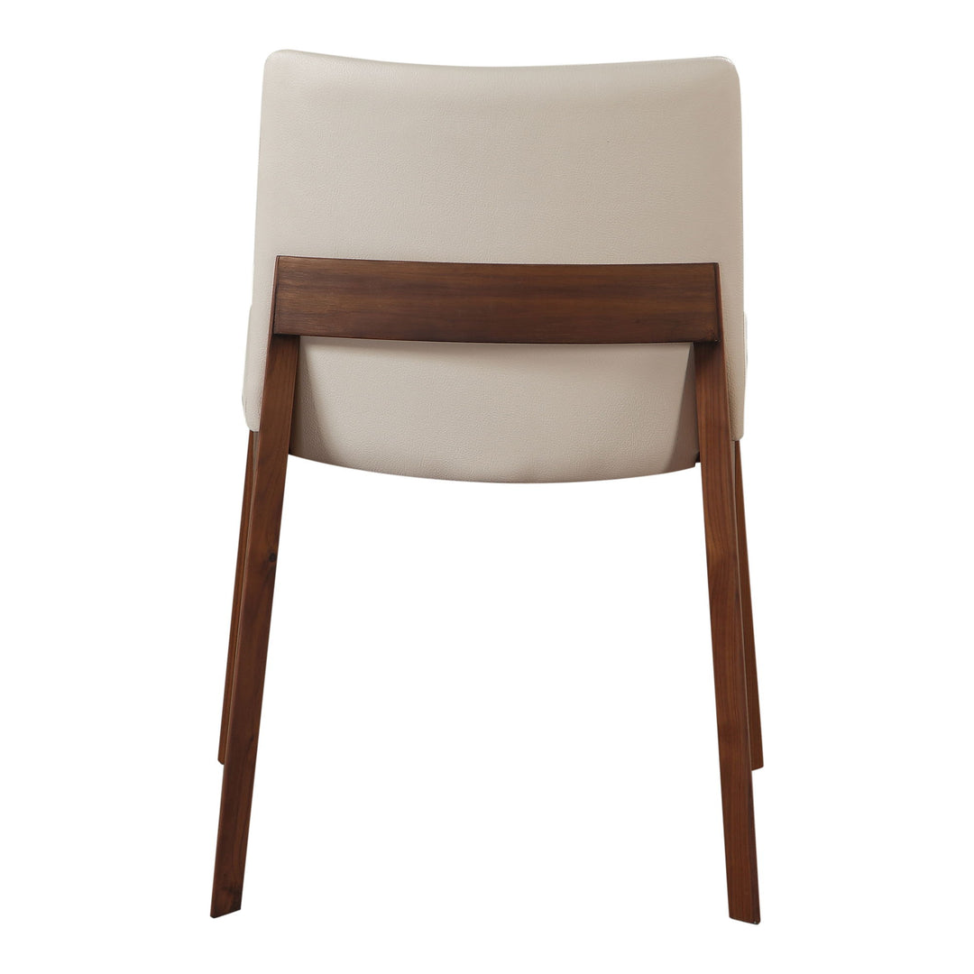 Deco - Dining Chair PVC (Set of 2) - Cream White