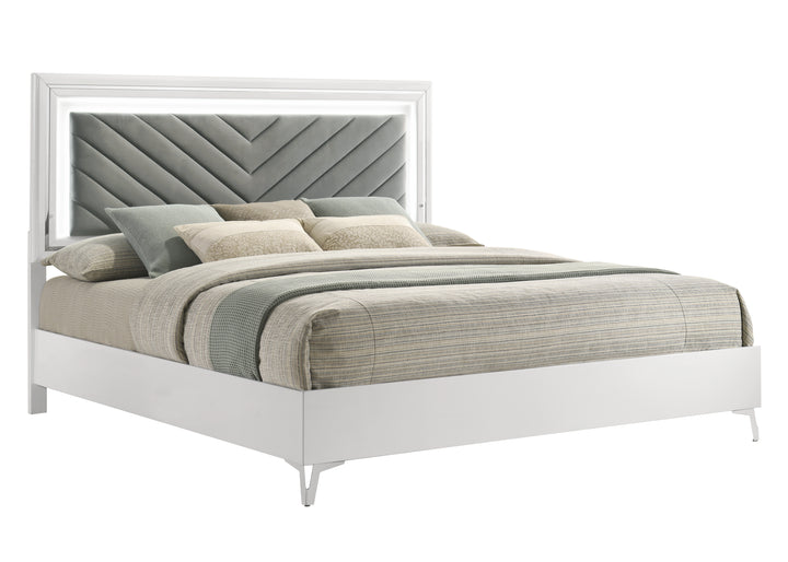 Sophie Modern White Bed