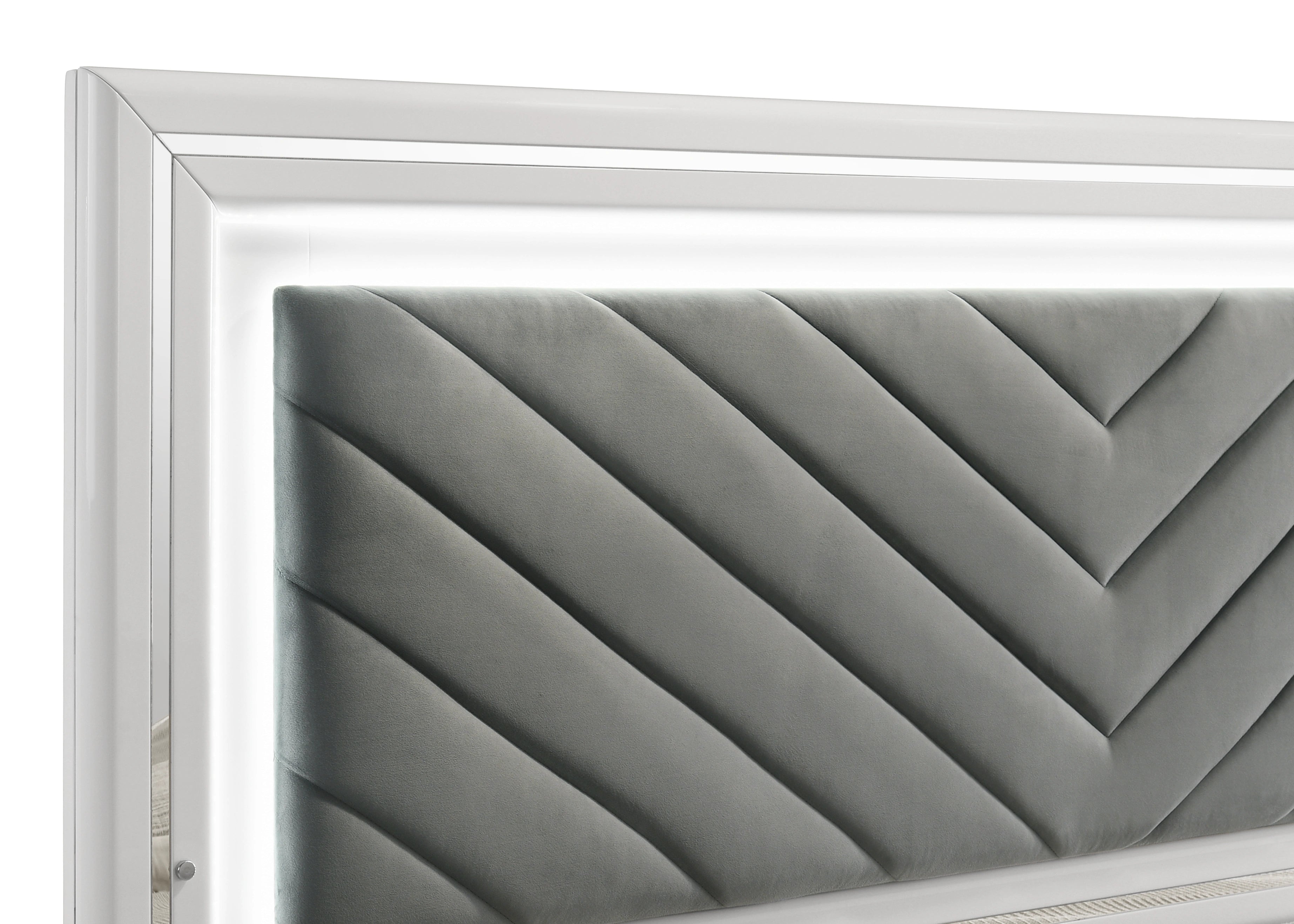 Sophie Modern White Bed