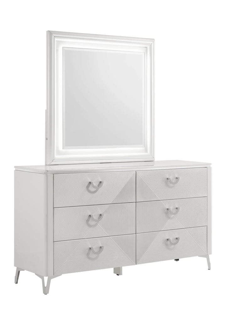 Sophie Modern White Dresser