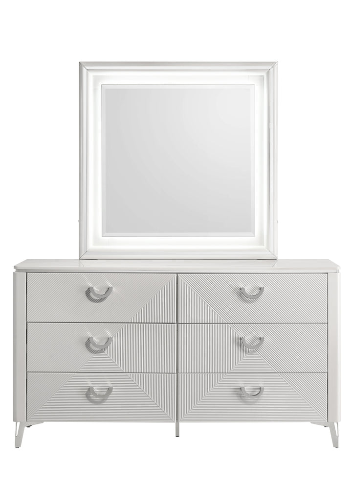 Sophie Modern White Dresser