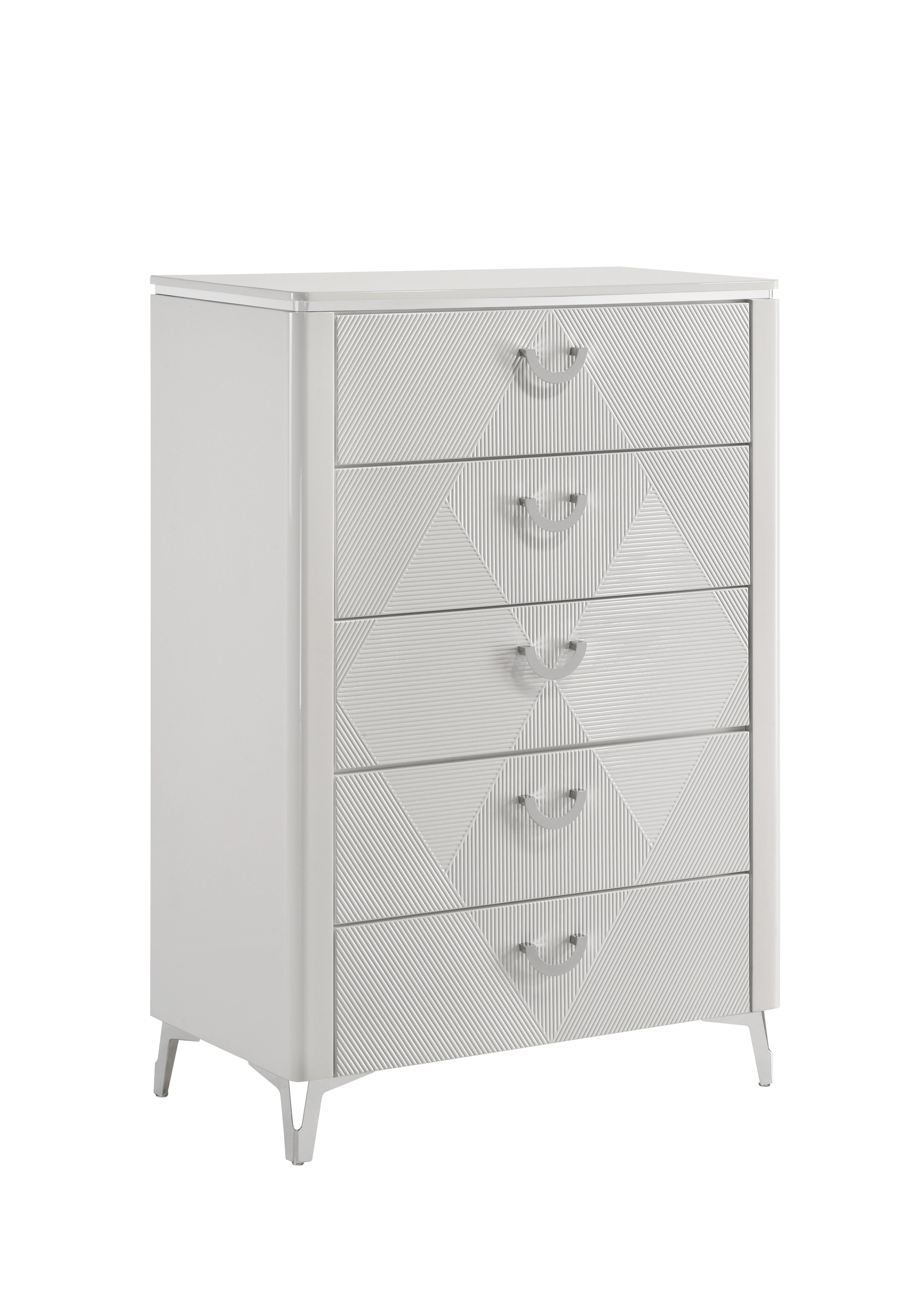 Sophie Modern White Chest