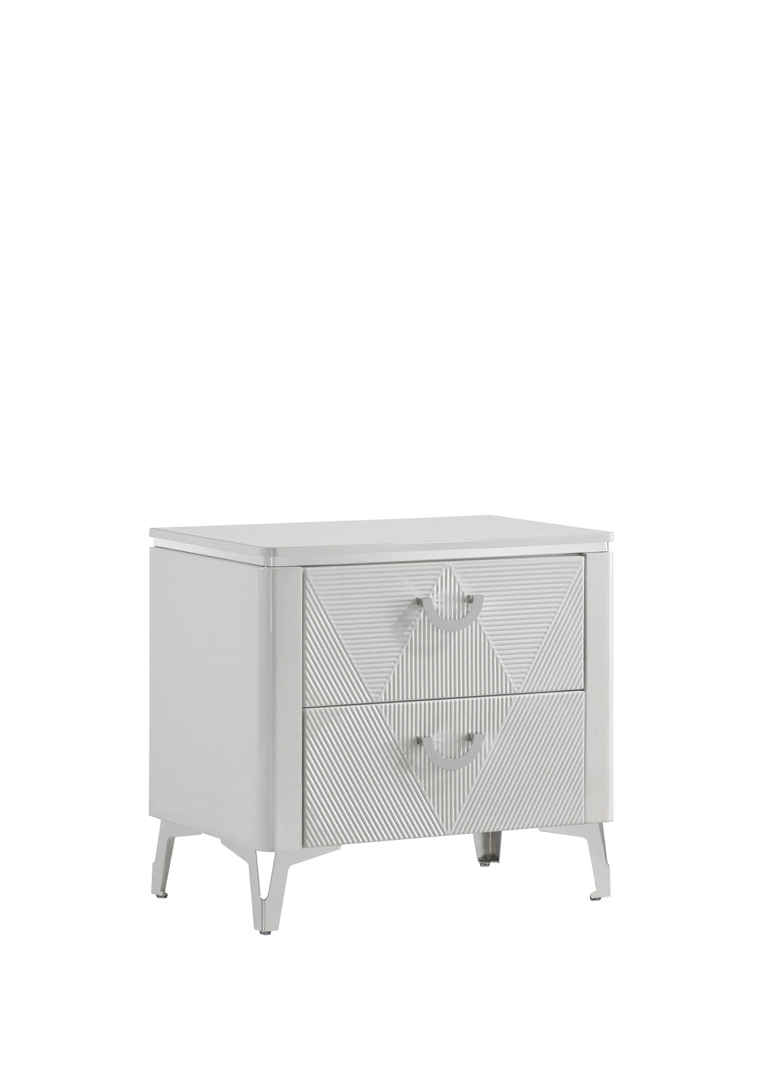 Sophie Modern White Nightstand