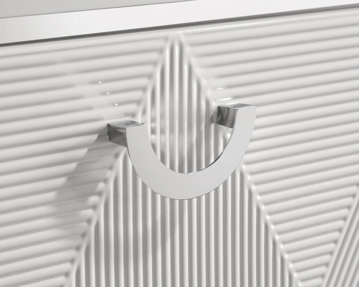 Sophie Modern White Nightstand