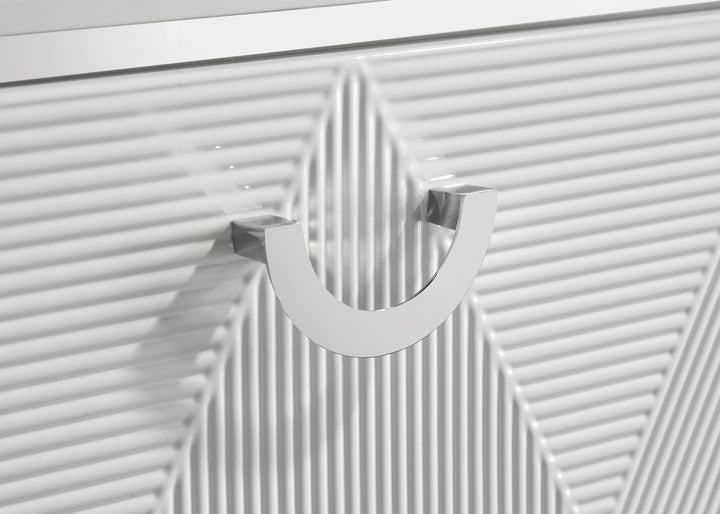 Sophie Modern White Nightstand