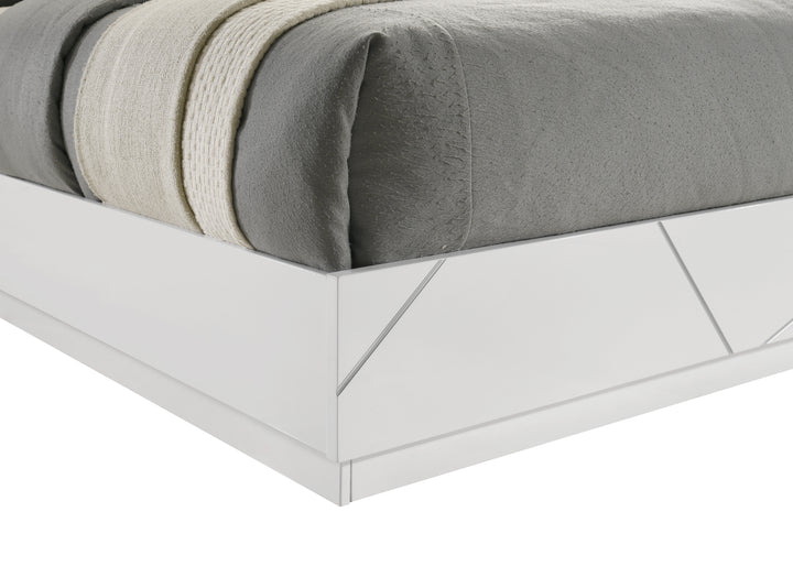 Grace Modern White Bed