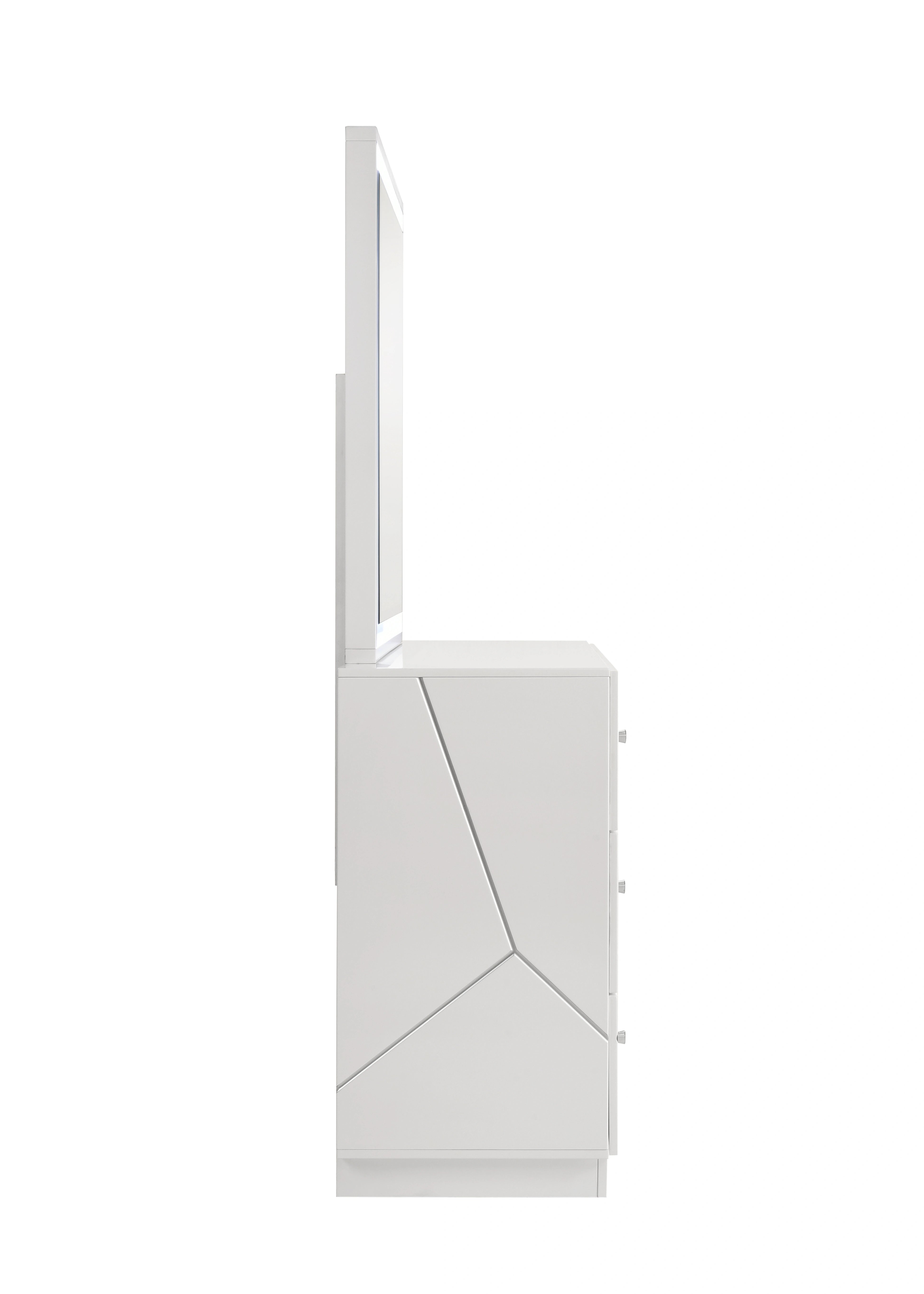 Grace Modern White Mirror