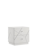 Grace Modern White Nightstand