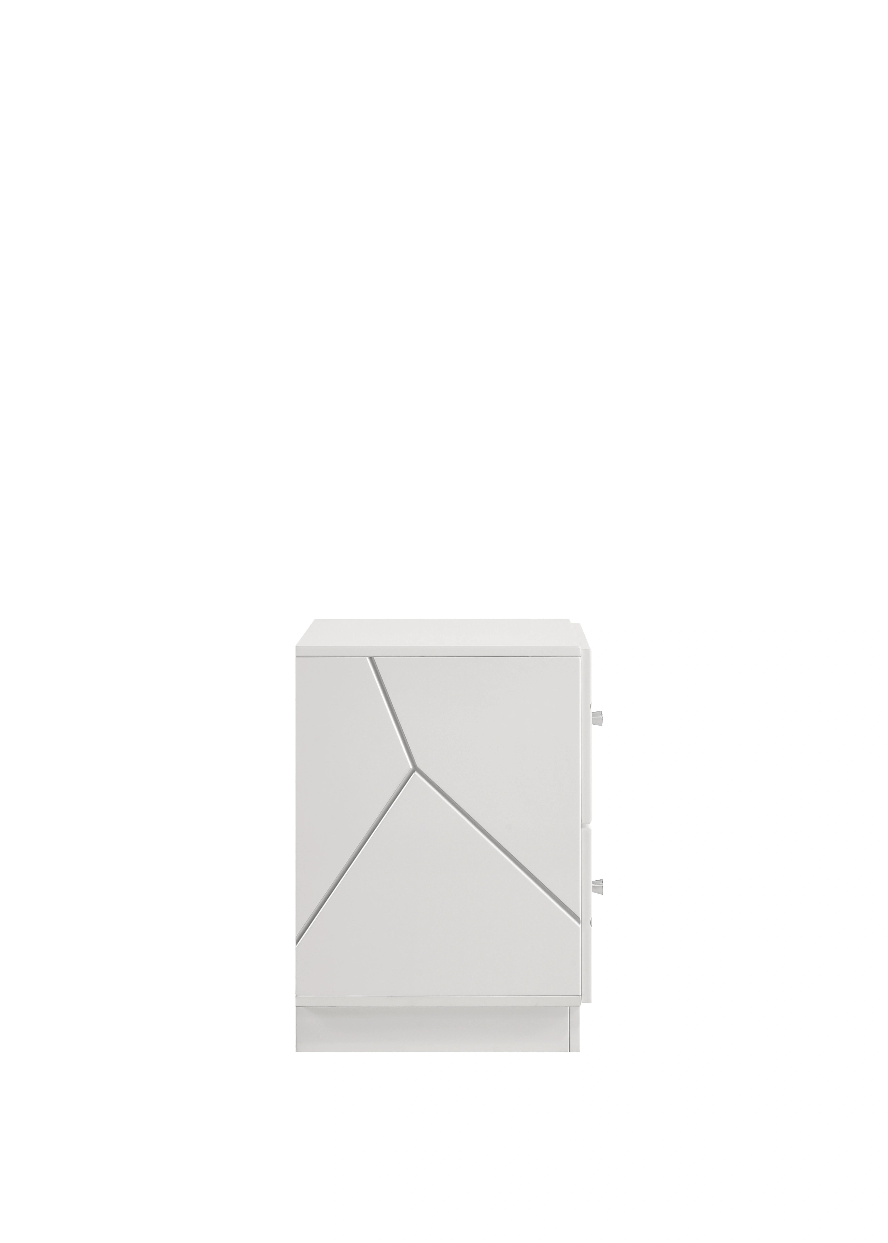 Grace Modern White Nightstand