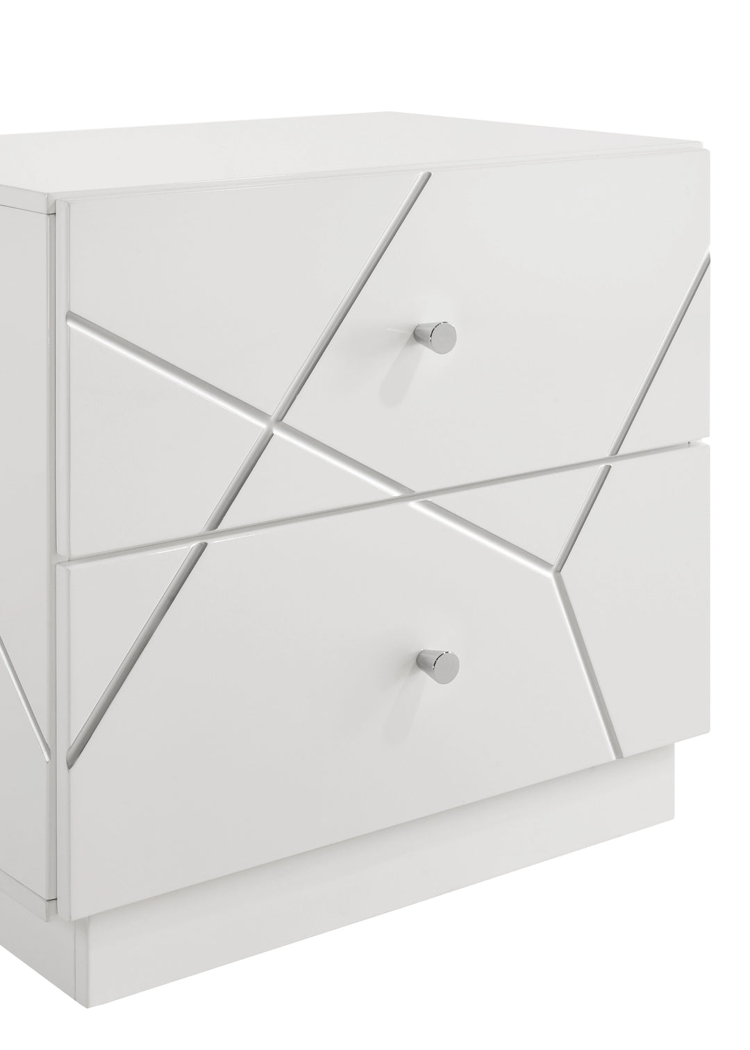 Grace Modern White Nightstand