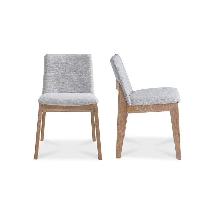 Deco - Oak Dining Chair (Set of 2) - Light Gray