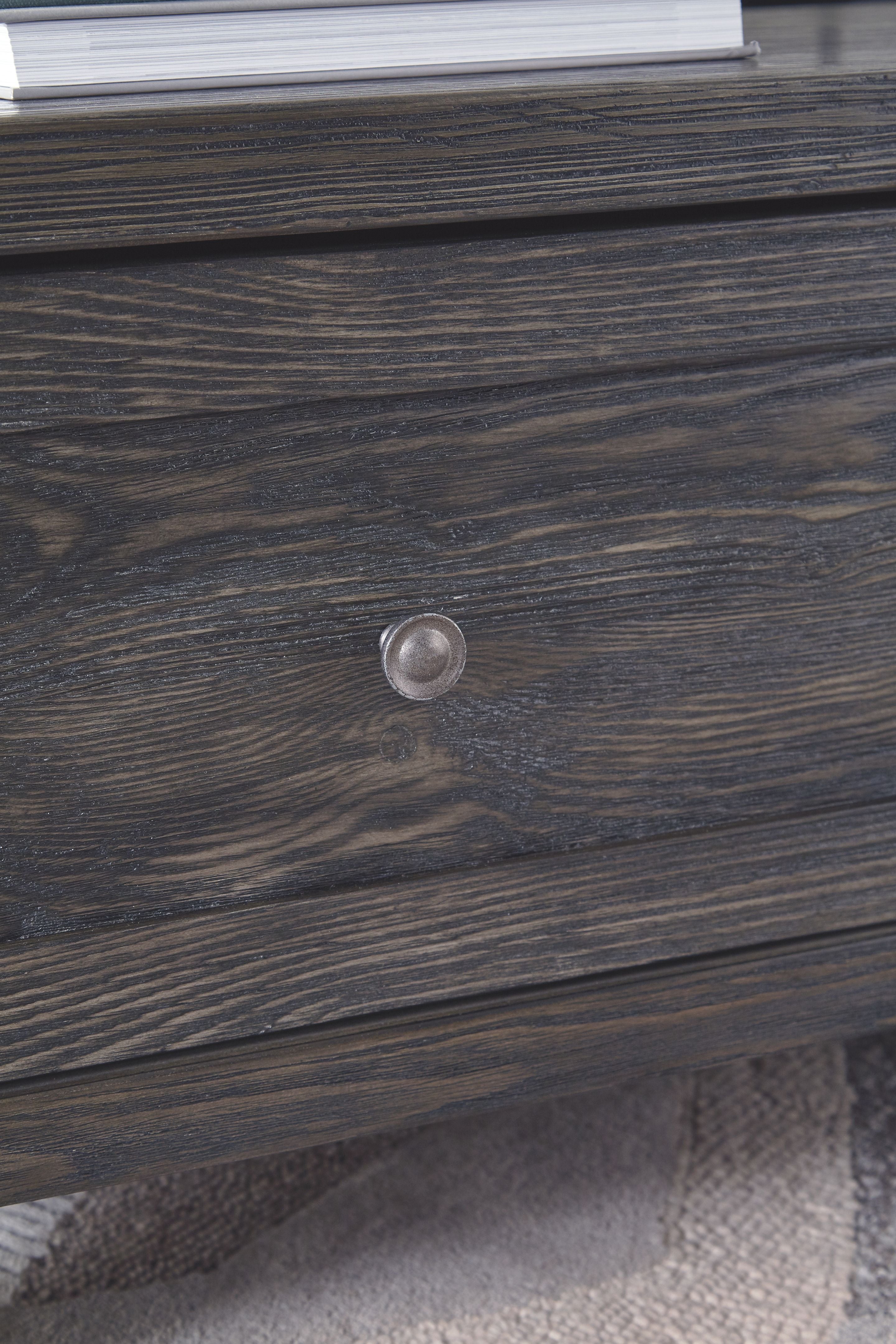 Todoe - Lift Top Cocktail Table - Dark Gray